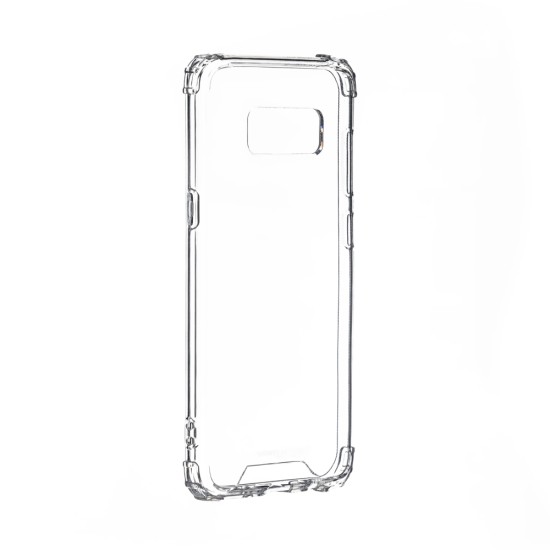 Capa de Silicone com Cantos Duras para Samsung Galaxy S8 Transparente